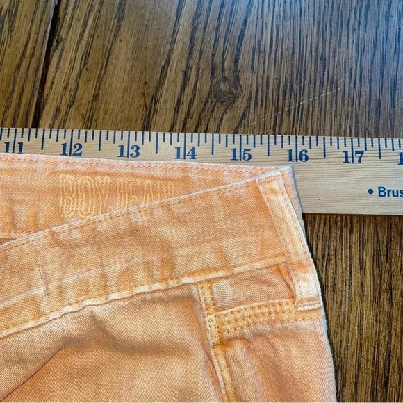 MADEWELL Boy Jeans Size 27 Dream Cycle Orange Very Pretty - Picture 10 of 11